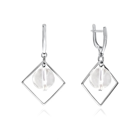 Купить оптом серьги из серебра с хрусталём 2340521027-1 от Krasnoe