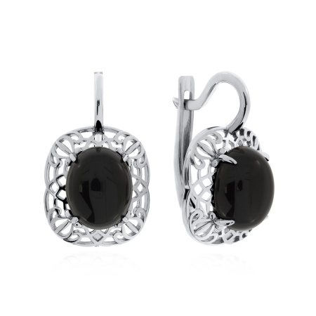 Купить оптом серьги из серебра с агатами 2340391953-20 от Krasnoe