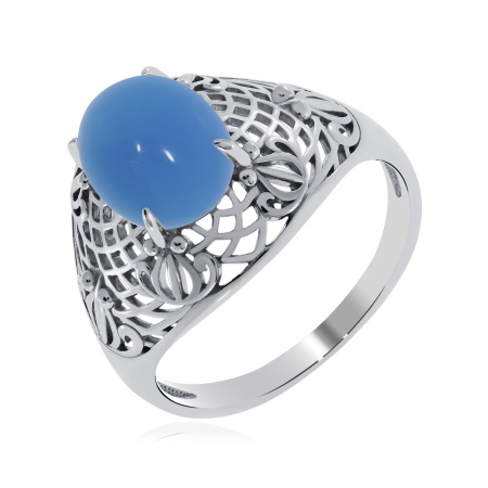 Купить оптом кольцо из серебра с агатом 1340391953-70 от Krasnoe