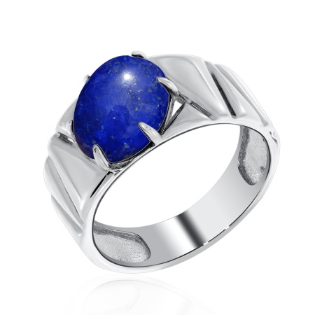 Купить оптом кольцо из серебра с лазуритом 1340471395 от Krasnoe