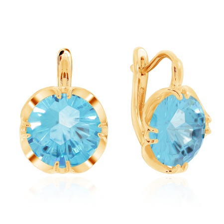 Купить оптом серьги из серебра с фианитами 2320201495-70 от Krasnoe