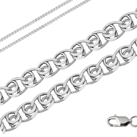 Купить оптом цепь из серебра без вставок 365606049050 от Krasnoe