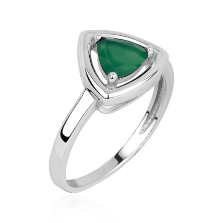 Купить оптом кольцо из серебра с агатом 1340395541-60 от Krasnoe