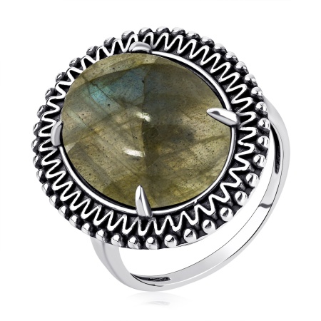 Купить оптом кольцо из серебра с лабрадоритом 1310Л01857 от Krasnoe