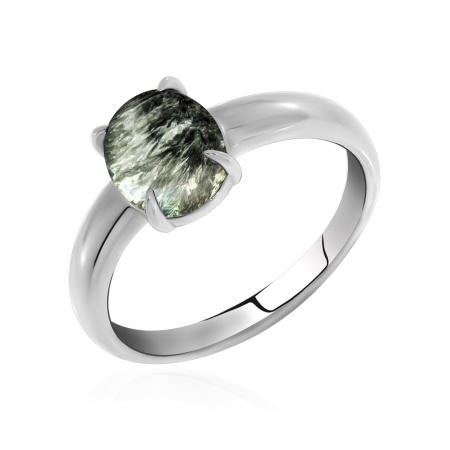 Купить оптом кольцо из серебра с серафинитом 1340920369 от Krasnoe