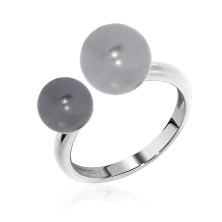 Купить оптом кольцо из серебра с жемчугами 1340244318-20 от Krasnoe