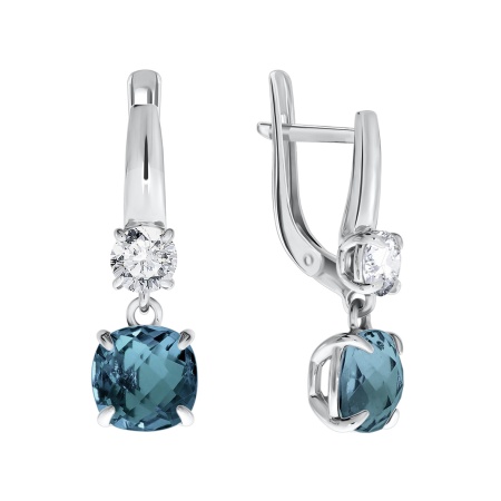 Купить оптом серьги из серебра с фианитами 2340200283-76 от Krasnoe