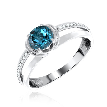 Купить оптом кольцо из серебра с фианитами 1340200995-76 от Krasnoe