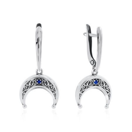 Купить оптом серьги из серебра с ситаллами 2310881824-82 от Krasnoe