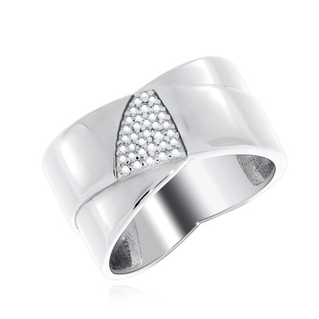 Купить оптом кольцо из серебра с фианитами 1340201131л от Krasnoe