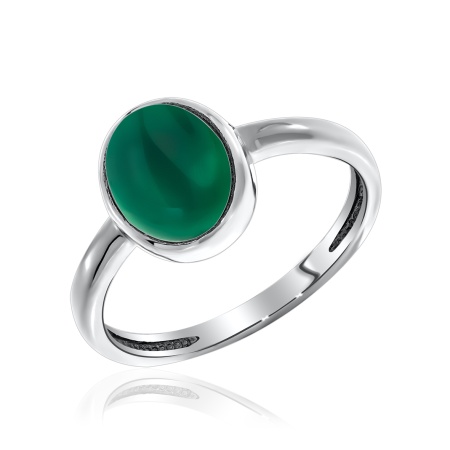 Купить оптом кольцо из серебра с агатом 1340390374-60 от Krasnoe