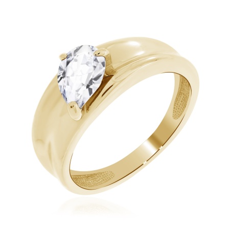 Купить оптом кольцо из серебра с фианитом 1320201672 от Krasnoe