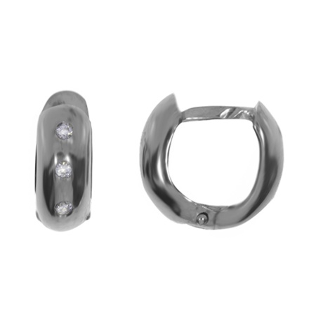 Купить оптом серьги из серебра с фианитом 220R2001 от Krasnoe