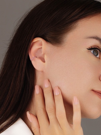 Купить оптом серьги из серебра с ситаллами 2340884893л-31 от Krasnoe