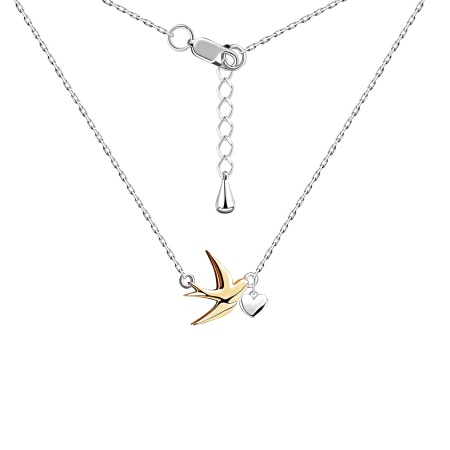 Купить оптом колье из серебра без вставок 8350404872-16-40 от Krasnoe