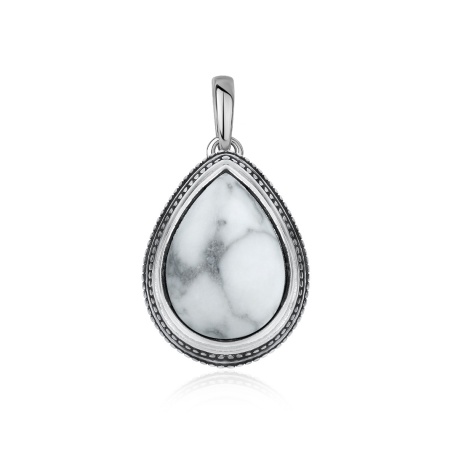 Купить оптом подвеска из серебра с кахолонгом 3310К00977 от Krasnoe