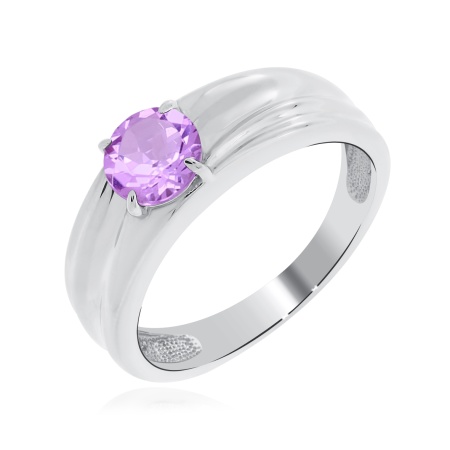 Купить оптом кольцо из серебра с аметистом 1340061669 от Krasnoe