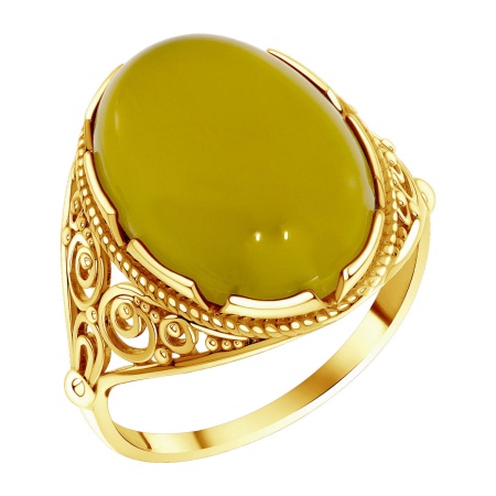 Купить оптом кольцо из серебра с агатом 1320395155-50 от Krasnoe