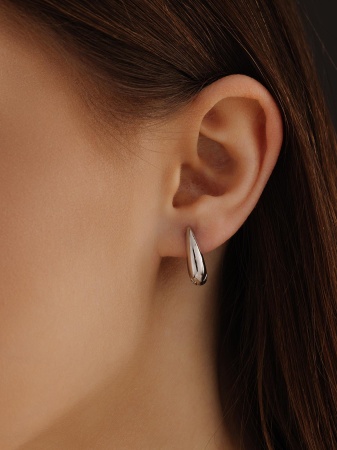 Купить оптом серьги из серебра без вставок 2340401270 от Krasnoe