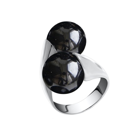 Купить оптом кольцо из серебра с агатами 1340390293-20 от Krasnoe