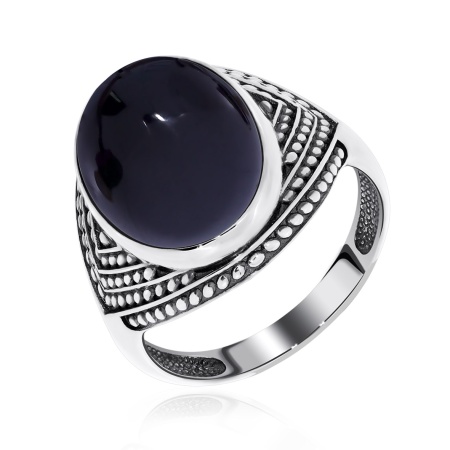 Купить оптом кольцо из серебра с агатом 1310390969-20 от Krasnoe