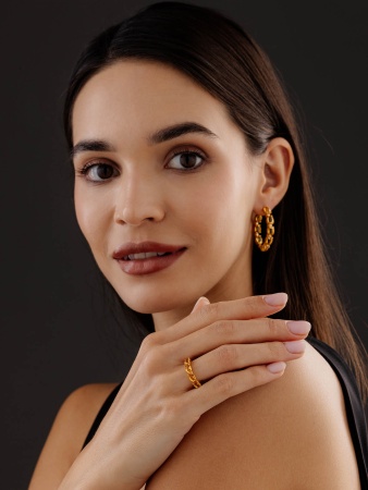 Купить оптом серьги из серебра с цитринами 2318111183 от Krasnoe