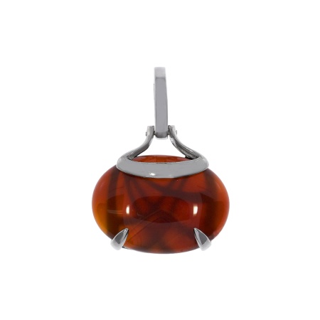 Купить оптом подвеска из серебра с агатом 3340393008 от Krasnoe