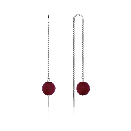 Купить оптом серьги из серебра с агатами 2340650711-37 от Krasnoe