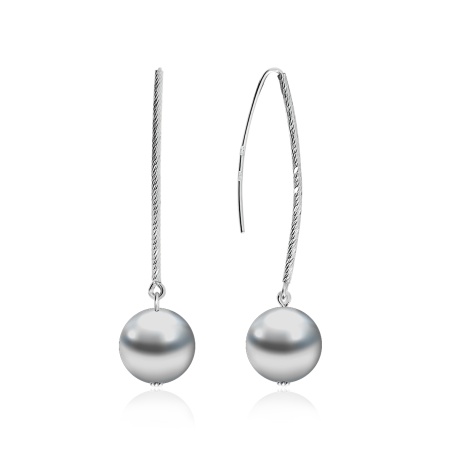 Купить оптом серьги из серебра с жемчугом 2340241085-21 от Krasnoe