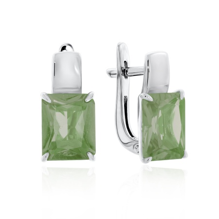 Купить оптом серьги из серебра с ситаллами 2340881108-65 от Krasnoe