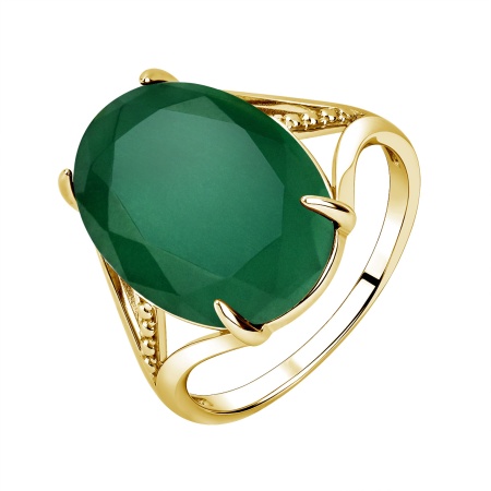 Купить оптом кольцо из серебра с агатом 1320395755-60 от Krasnoe