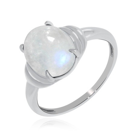 Купить оптом кольцо из серебра с лунным камнем 1340931794 от Krasnoe