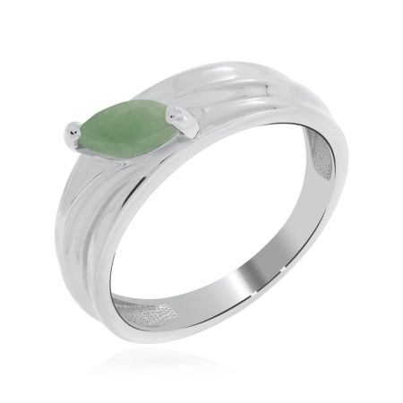 Купить оптом кольцо из серебра с изумрудом 1340011673 от Krasnoe