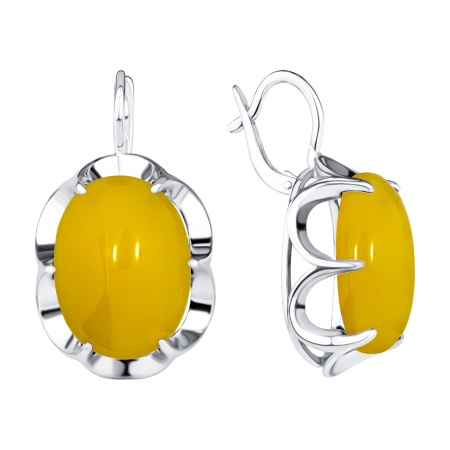 Купить оптом серьги из серебра с агатами 2340395808-1-50 от Krasnoe