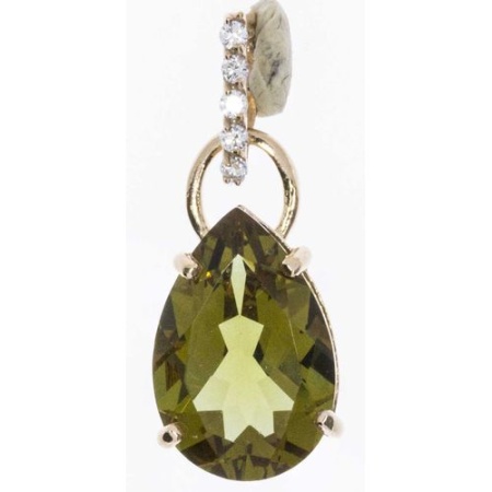 Купить оптом подвеска из серебра с султанитом 3612032374 от Krasnoe