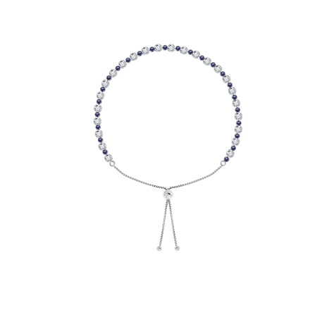 Купить оптом браслет из серебра с фианитами 4340202574-17-1 от Krasnoe