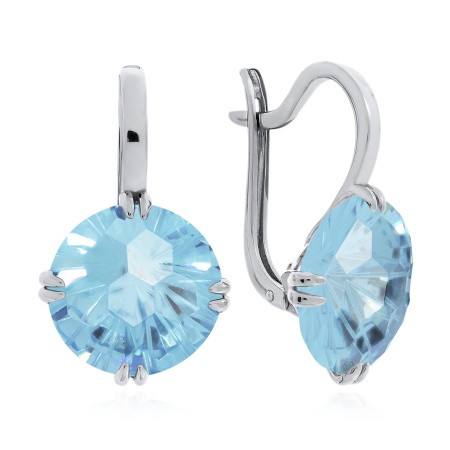 Купить оптом серьги из серебра с фианитами 2340201502-70 от Krasnoe