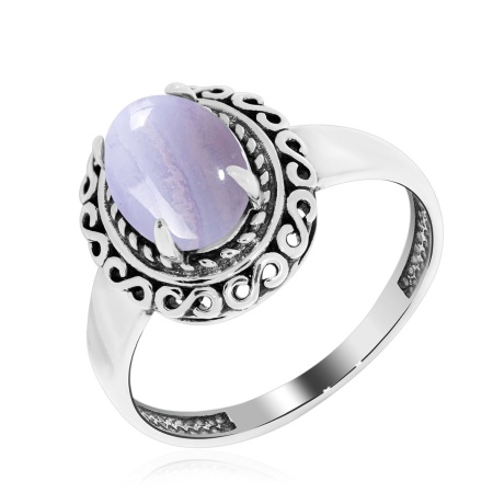 Купить оптом кольцо из серебра с агатом 1310392113-84 от Krasnoe