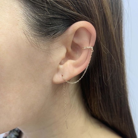 Купить оптом серьги из серебра без вставок 2320404897-3 от Krasnoe