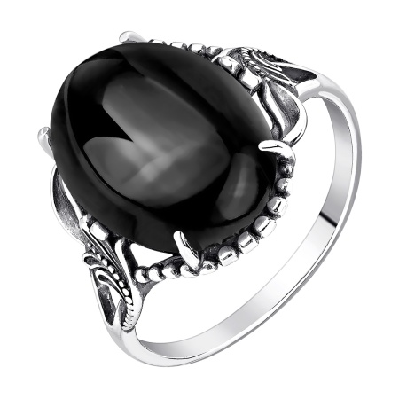 Купить оптом кольцо из серебра с агатом 1310395097-20 от Krasnoe