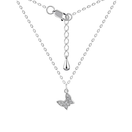 Купить оптом колье из серебра с фианитами 8340204770л-10-3-38 от Krasnoe