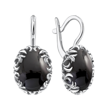 Купить оптом серьги из серебра с агатами 2340395709-20 от Krasnoe