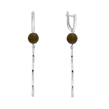 Купить оптом серьги из серебра с топазами 2340100725 от Krasnoe