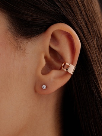 Купить оптом пусеты из серебра с фианитами П320200032 от Krasnoe