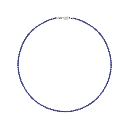 Купить оптом бусы из серебра с лазуритами 8340476112-40 от Krasnoe