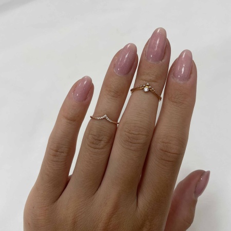 Купить оптом кольцо из серебра с фианитами 1320201741 от Krasnoe