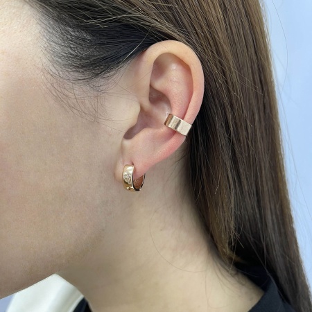 Купить оптом серьги из серебра без вставок 2320400328 от Krasnoe