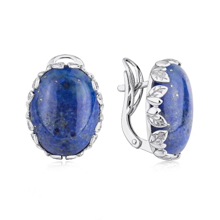 Купить оптом серьги из серебра с лазуритами 2340471855 от Krasnoe
