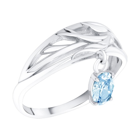 Купить оптом кольцо из серебра с фианитом 1340204603-70 от Krasnoe