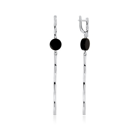 Купить оптом серьги из серебра с агатами 2340390823-20 от Krasnoe